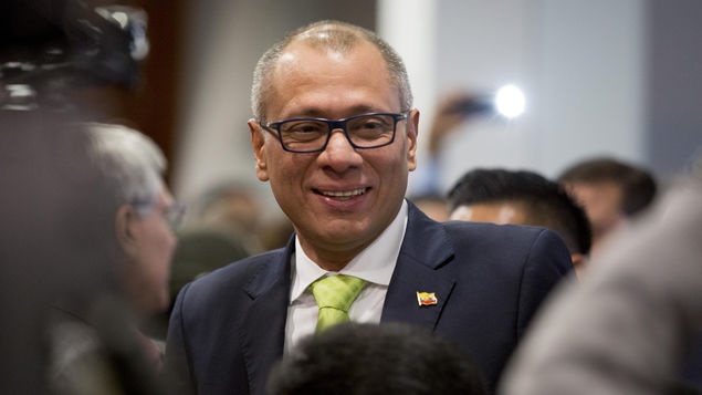 Vicepresidente de Ecuador declara en Fiscalía por caso Odebrecht