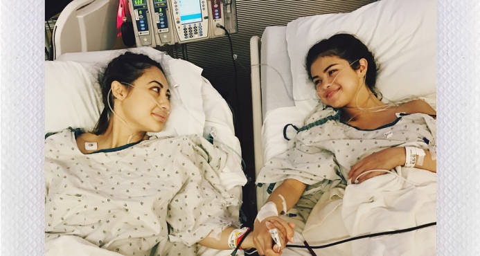 Selena Gómez fue sometida a un trasplante de riñón donado por su mejor amiga