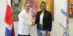 Francisco Javier se reúne con su homóloga de Haití para abordar cooperación en turismo