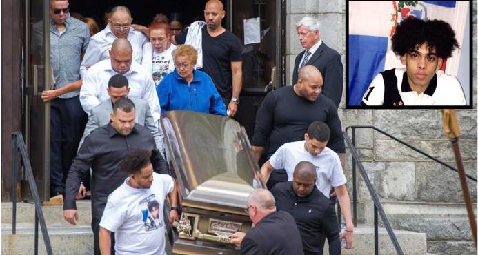 Cientos de personas despiden restos de dominicano muerto en explosión 