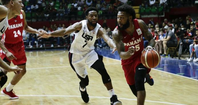 Estados Unidos pasa el rolo a  Panamá 78-48 en eliminatoria de básquet