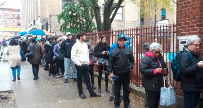 Dominicanos salieron a votar en masa a pesar de las altas temperaturas en Nueva York