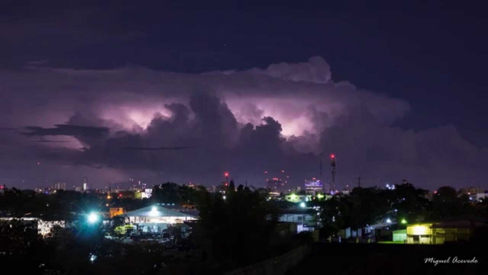 Meteorologia informa lluvias y tormenta eléctricas en algunas parte del país por vaguada