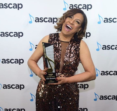 Milly Quezada recibe premio ASCAPmientras prepara su álbum #34