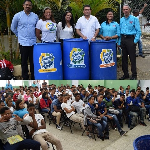 Programa “Puerto Plata Recicla” realiza campaña concientización en centros educativos de la provincia Espaillat