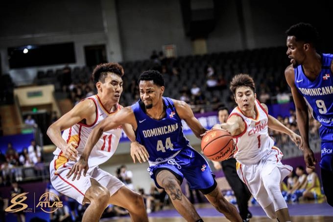 RD le ganó 87-72 a selección de China en el Suzhou Sports Center.