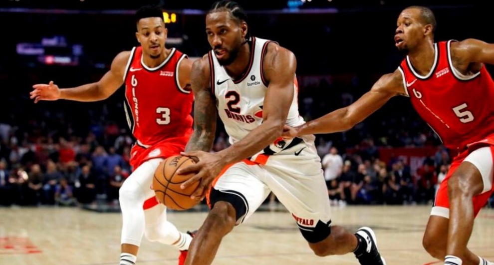 Alero Kawhi Leonard y escolta Lou Williams lideran el triunfo de los Clippers sobre Portland