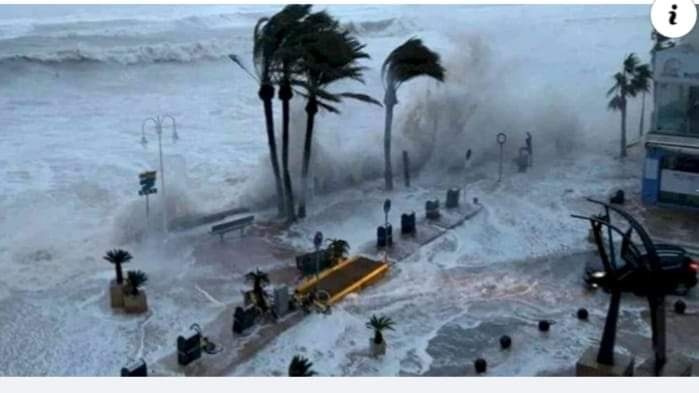 Fuerte temporal en España: hay siete muertos, ríos desbordados y playas destrozadas