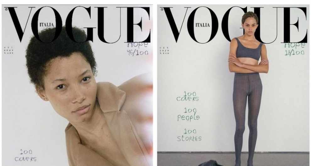 Modelos dominicanas engalanan la portada de Vogue Italia
