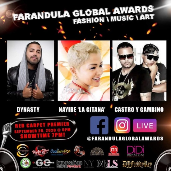 Realizarán Farándula Global Awards en New York
