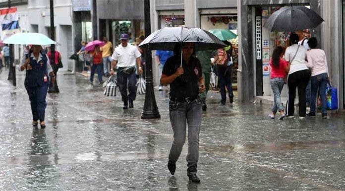 Onamet prevé lluvias este fin de semana en gran parte del país