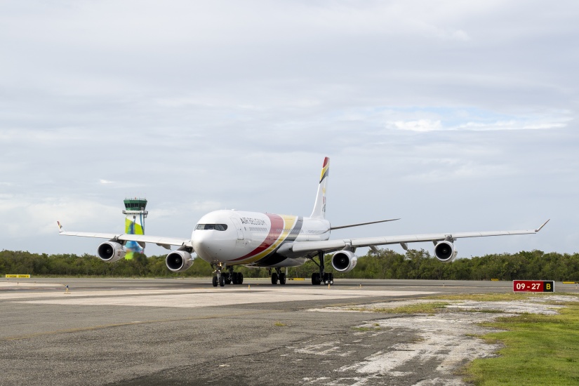 Llegada Air Belgium a Aeropuerto Internacional de Punta Cana