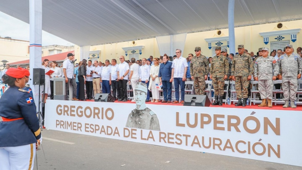 Encabeza actos conmemorativos del 183 aniversario del natalicio del general Gregorio Luperón