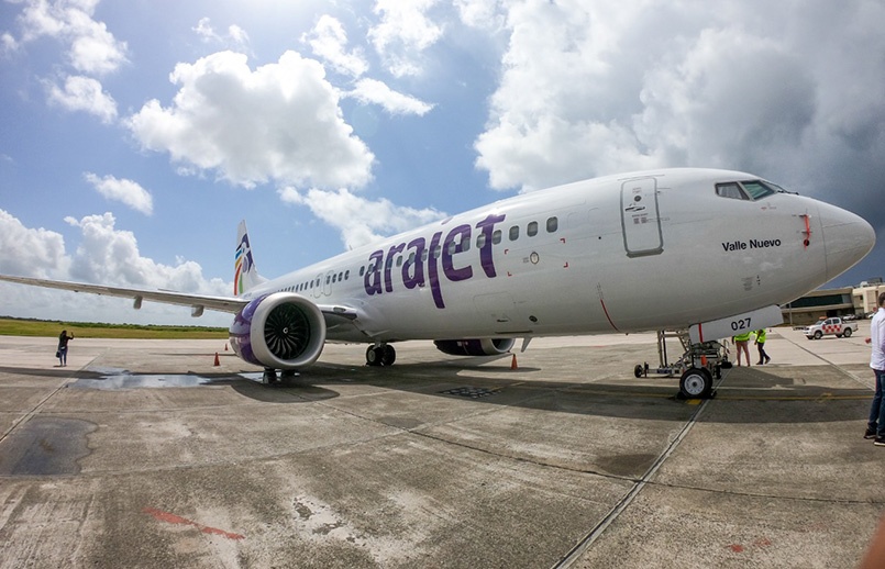Aerolínea dominicana Arajet se estrenó con primer vuelo comercial a Colombia