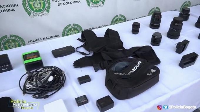 Policía de Colombia recuperan equipos robados de persona que trabaja con Juan Luis Guerra