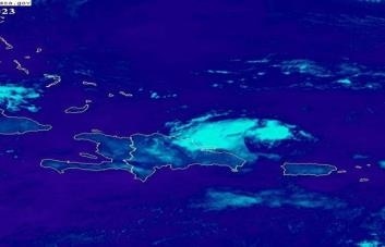 Un sistema frontal se localizará próximo al norte del territorio dominicano este jueves
