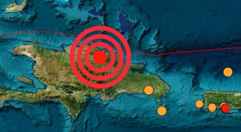 Un temblor de tierra con magnitud 5.2 en sacudió a Puerto Plata la madrugada de este jueves