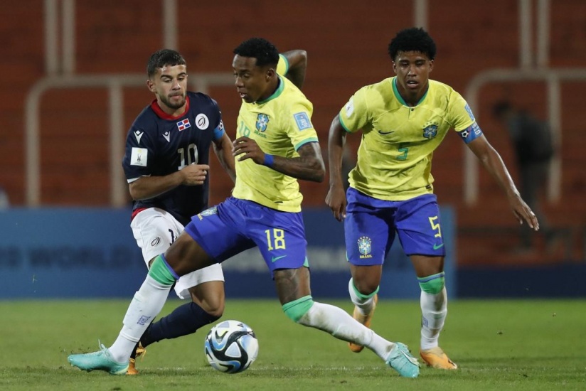 Brasil aniquila 6-0 a Dominicana cae 6-0 ante Brasil, que recupera terreno en la Copa del Mundo Sub-20