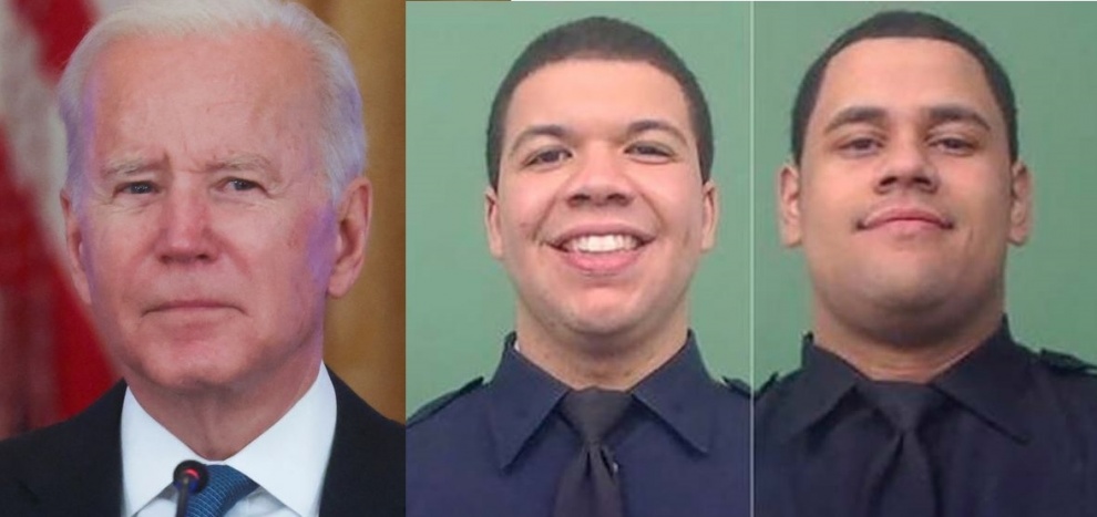 Presidente Biden honra policías dominicanos caídos en Nueva York cumpliendo su deber