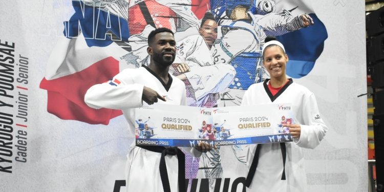 Bernardo Pie y Madelyn Rodríguez, celebran su pase a los Juegos Olímpico de Francia