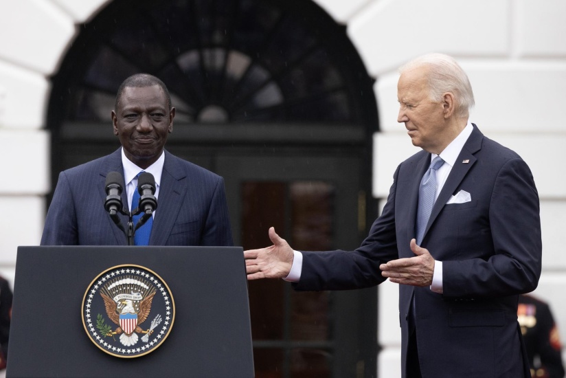 Biden y el presidente de Kenia se reúnen ante el inminente despliegue de la misión de paz en Haití
