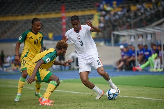 Dminicna cae 1-0 ante Jamaica en el Independence Park Stadium de Kingston.