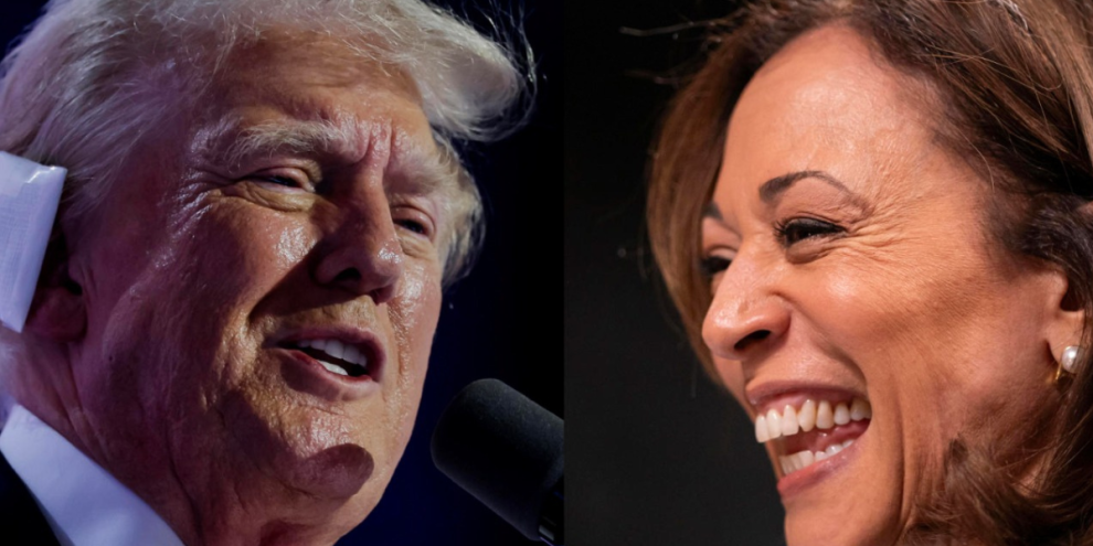 En nueva encuesta tras retirada de Biden, Kamala Harris ya supera a Donald Trump