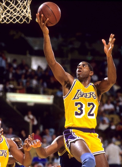 Earvin "Magic" Johnson debutó con Los Angeles Lakers en 1979 con un triunfo sobre San Diego Clippers