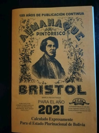 El Almanaque de Bristol una publicación cuya historia se remonta a finales del siglo XIX