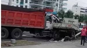 Empleados de Obras Públicas resultan heridos durante un accidente de tránsito ocurrido en la avenida 30 de mayo