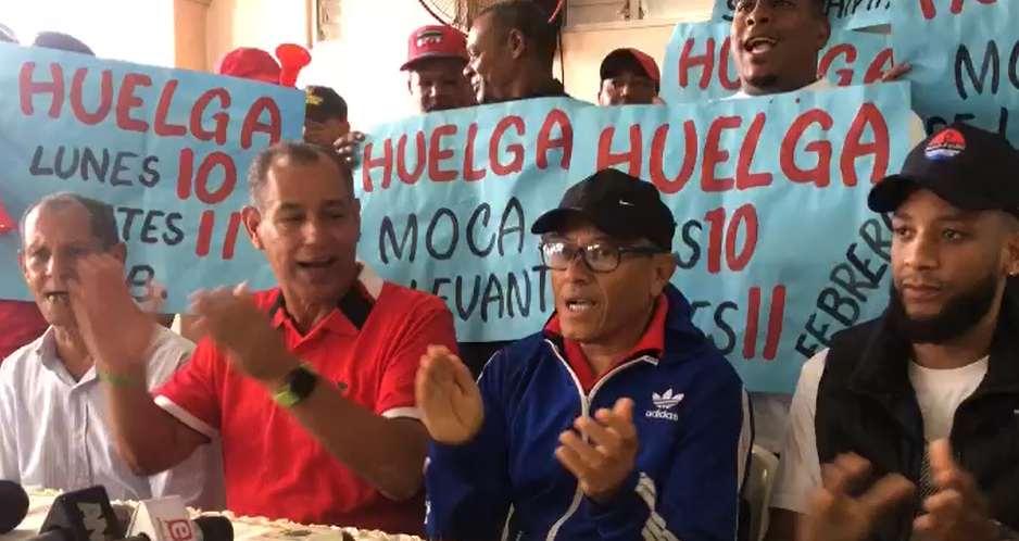 Grupo de organizaciones populares reiteran convocatoria a huelga  en Moca