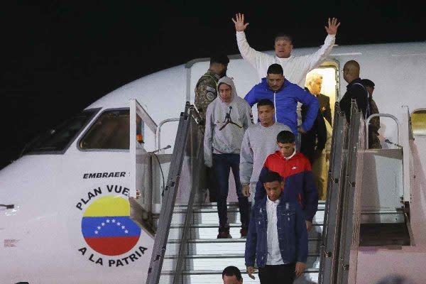 Llegaron a Venezuela los primeros 190 migrantes deportados desde Estados Unidos
