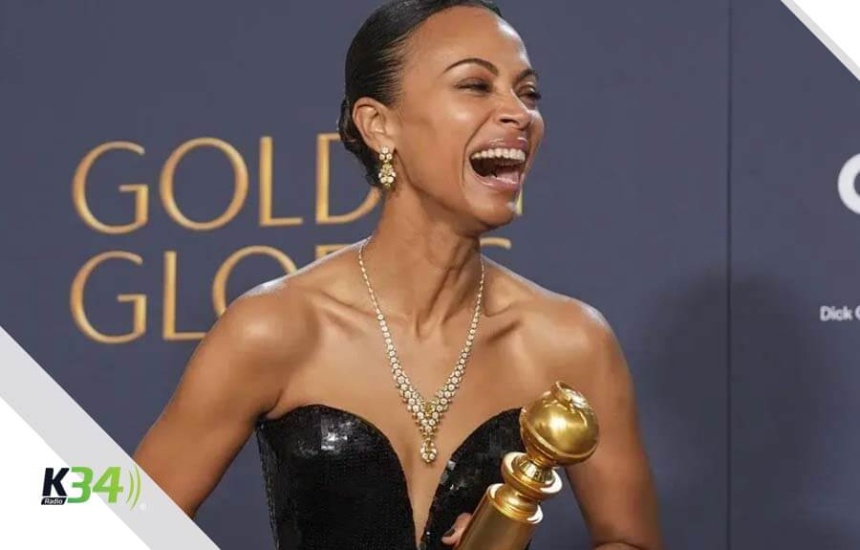 Zoé Saldaña, ya está en la República Dominicana para participar en la gala de los premios Soberano 2025, 