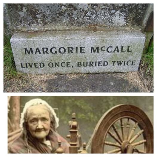 Margorie McCall, irlandesa, fue enterrada apresuradamente por una fiebres fuertes, para evitar el contagio