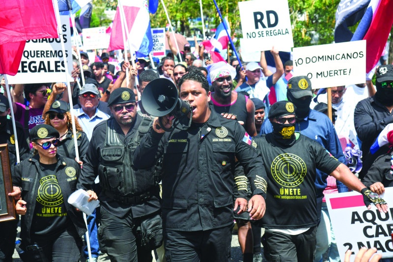 Movimiento nacionalista Antigua Orden Dominicana convoca otra marcha: irá al Palacio Nacional este 24 abril