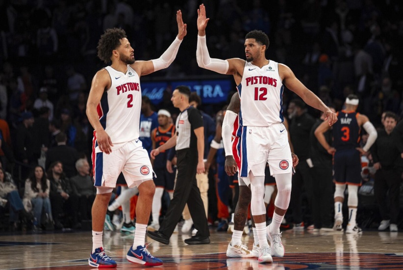 Pistons rompen racha de derrotas en playoffs;