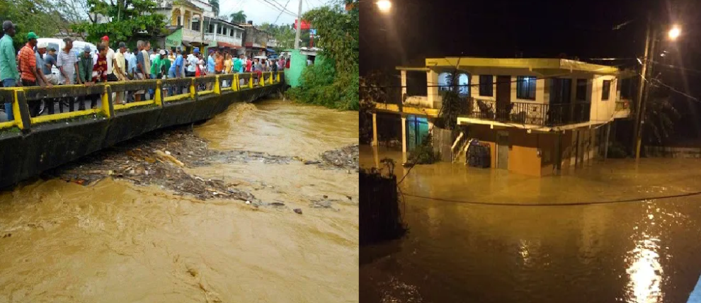 Lluvias han sido implacables en Espaillat y Gaspar Hernández ; la declaran estado de desastre