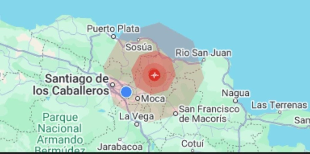 Sismo de magnitud 4.1 se percibe esta noche en Santiago