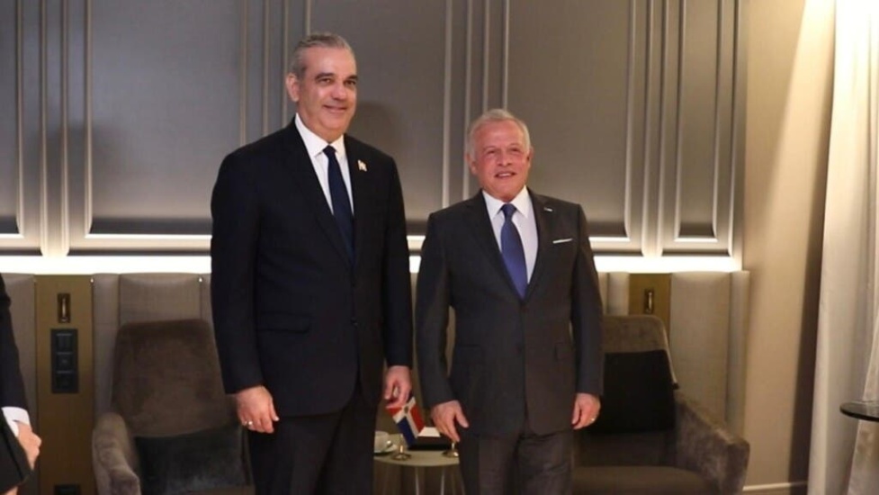Presidente Luis Abinader se reúne con el Rey de Jordania, Abdalá II bin Al Hussein