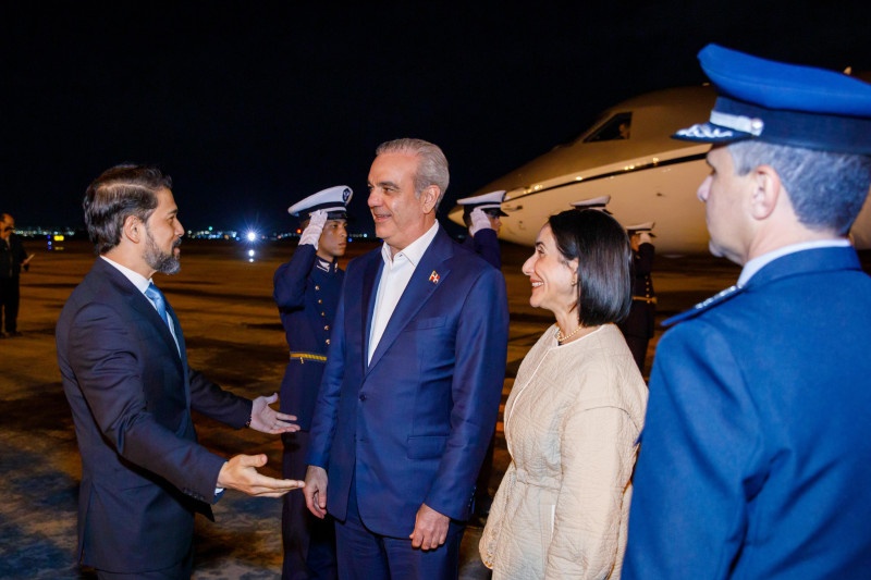 Luis Abinader ya se encuentra en Brasil, donde participará en la Cumbre Brasil-Caribe