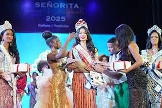 Selecionan a Leslie Soto Miss San Cristóbal 2025; será la señorita representante de Las Fiestas Patronales