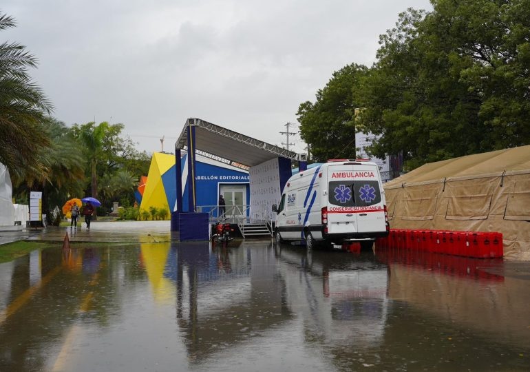 Feria del Libro suspende actividades de hoy por las condiciones meteorológicas