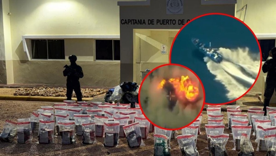 República Dominicana halló parte de la cocaína que transportaba una lancha rápida destruida por la Marina de Estados Unidos