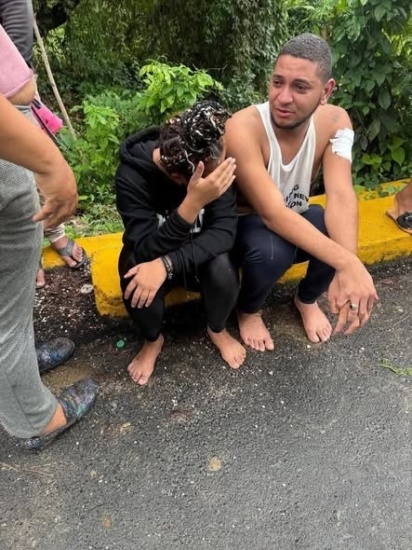 Accidente de tránsito ocurrido hoy sabado en Villa Riva de San Francisco de Macorís deja un fallecido y dos heridos 