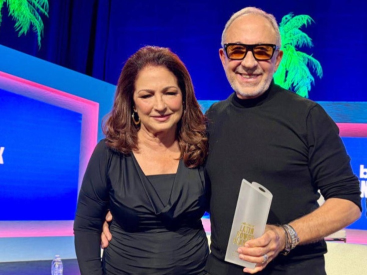 Emilio Estefan es galardonado como “Productor del Siglo” en la Semana de la Música Latina de Billboard