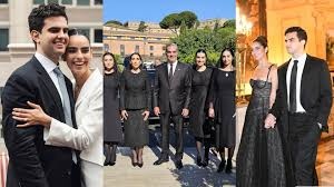 Rita Lulo Abinader, hija del presidente Abinader, celebra hoy su boda religiosa con Héctor Alessandro Vogliotti  en México