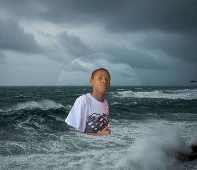 Según niños que lo acompañaban el menor Adauris Miguel Castillo, de 13 años, fue arrastrado por una ola