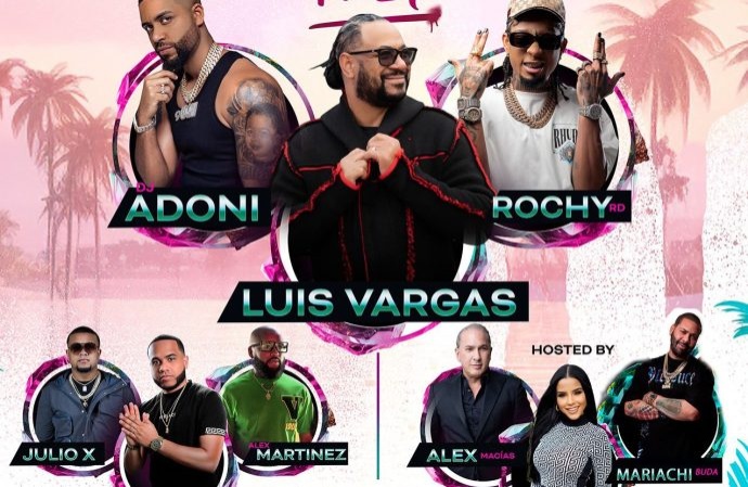 Escenario del Playa Palmera Beach Resort listo para el cartel del Playa Palmera Fest 2025 este sábado