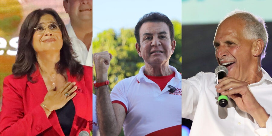 Asfura, Moncada y Nasralla: los tres candidatos para suceder a Xiomara Castro en Honduras