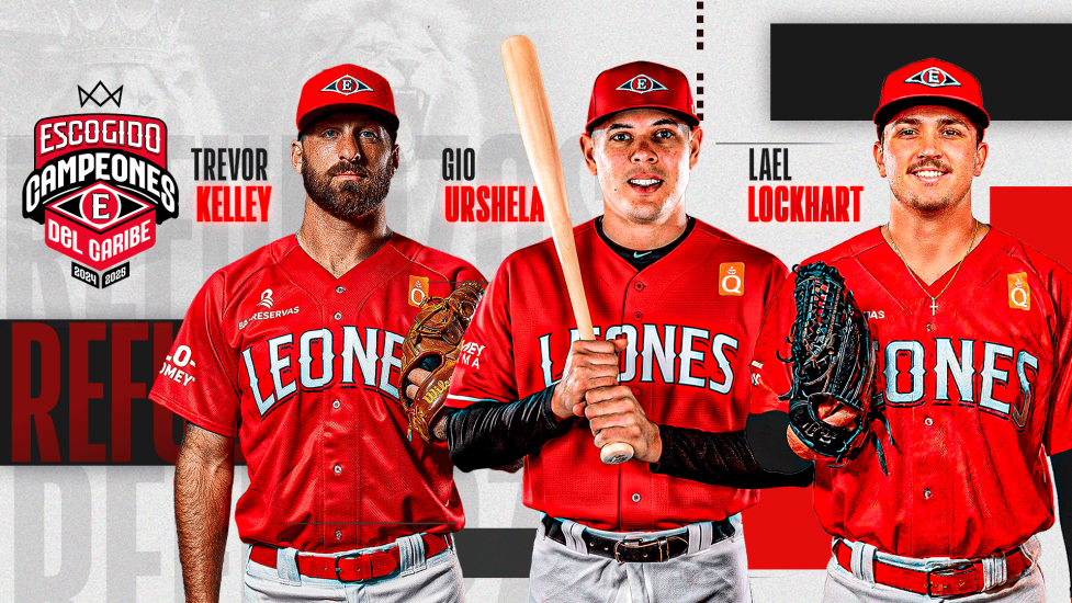 Leones confirman contratación de lanzadores Kelley, Lockhart y Urshela 